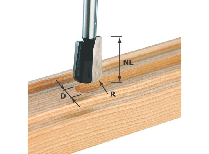 Фреза для изготовления желобка Festool HW S8 R5
