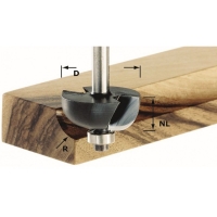 Фреза для изготовления желобка Festool HW S8 D31.7/R9.5 KL