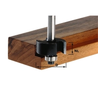 Фреза фальцевая Festool HW S8 D31.7/NL12.7