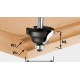 Фреза двухрадиусная Festool HW S8 D38.1/R6.35/R6.35