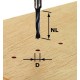 Фреза-сверло Festool HW S8 D3/16