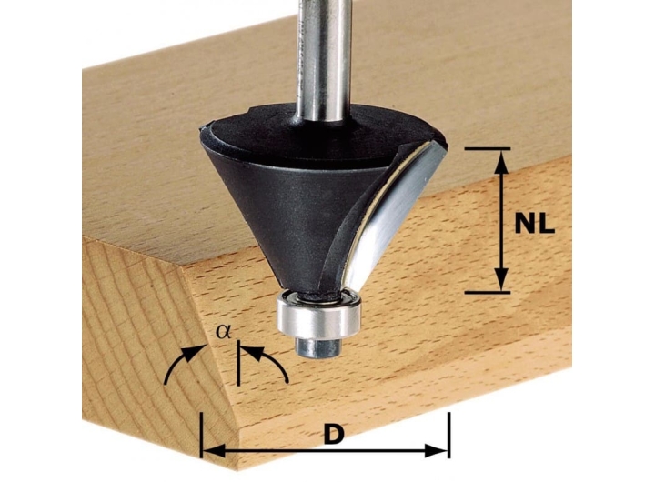 Фреза для снятия фаски Festool HW S12 D55/20/45°