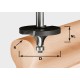 Фреза скругляющая Festool HW R16/D64/26 S12