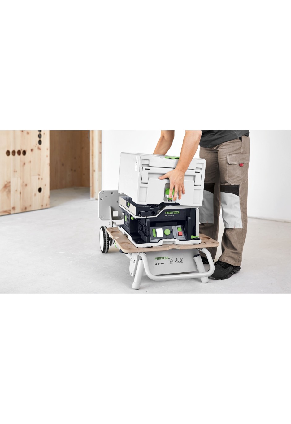 Аккумуляторная монтажная дисковая пила Festool CSC SYS 50 EBI-Set