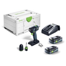 Аккумуляторная дрель-шуруповерт Festool TXS 18 C 4,0-Plus