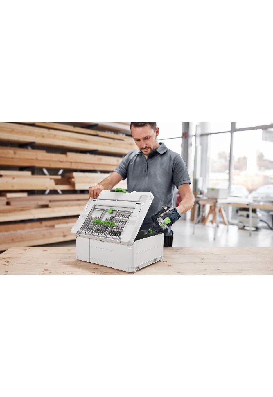 Набор сверел по камню в кассете Festool BKS SYS3 D4-10 CE/S