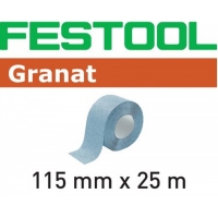 Шлифовальный материал Festool Granat P220. рулон 25 м 115x25m P220 GR