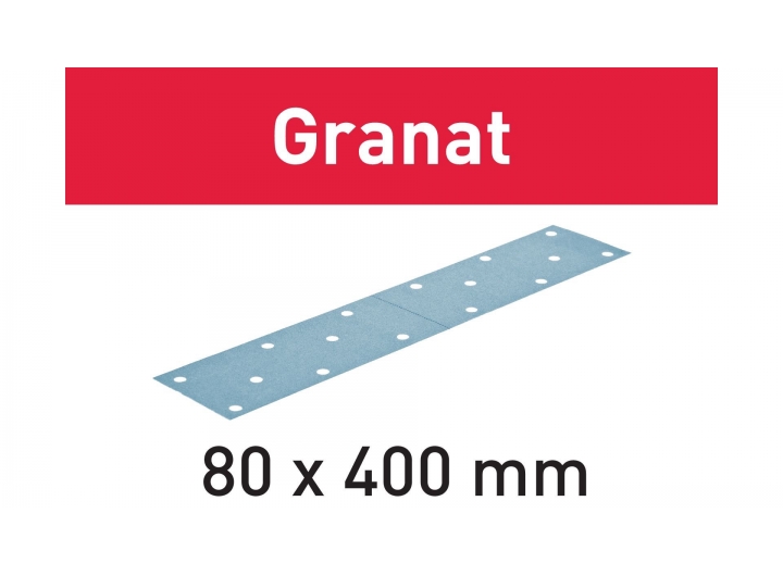 Материал шлифовальный Festool Granat P 180, компл. из 50 шт. STF 80X400 P 180 GR 50X
