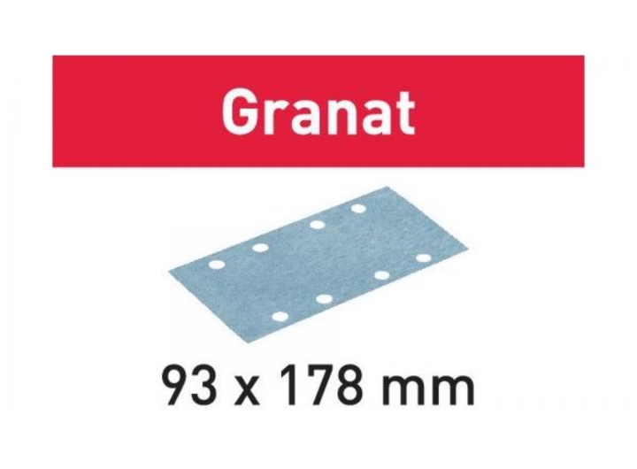 Материал шлифовальный Festool Granat P 180, компл. из 100 шт. STF 93X178 P 180 GR 100X
