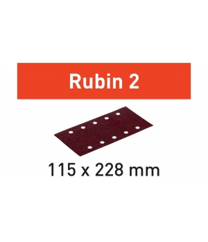 Материал шлифовальный Festool Rubin II P 180, компл. из 50 шт. STF 115X228 P180 RU2/50
