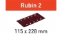 Материал шлифовальный Festool Rubin II P 40. компл. из 50 шт. STF 115X228 P 40 RU2/50