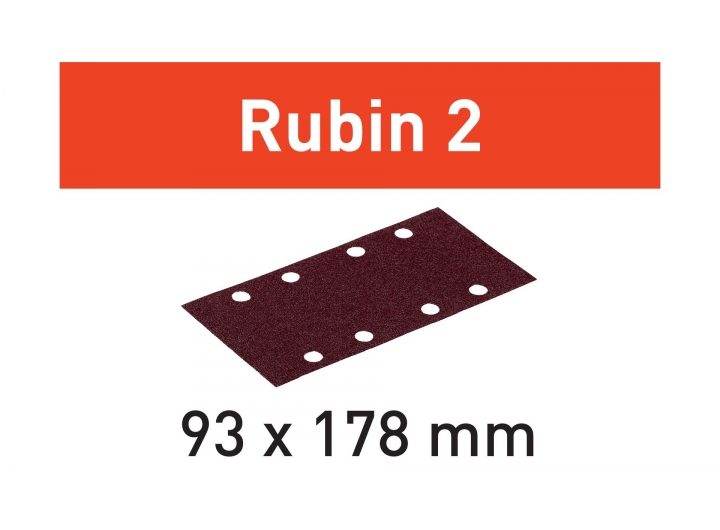 Материал шлифовальный Festool Rubin II P 150, компл. из 50 шт. STF 93X178/8 P150 RU2/50