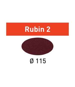 Материал шлифовальный Festool Rubin II P 100, компл. из 50 шт. STF D115 P100 RU2/50