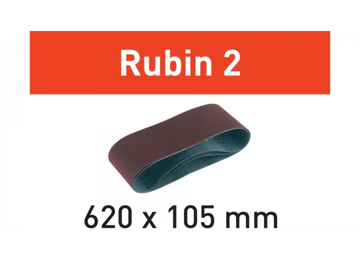 Лента шлифовальная Festool Rubin II P 40. компл. из 10шт. 105 x 620 / P40 RU2/10