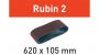 Лента шлифовальная Festool Rubin II P 100, компл. из 10шт. 105 x 620 / P100 RU2/10