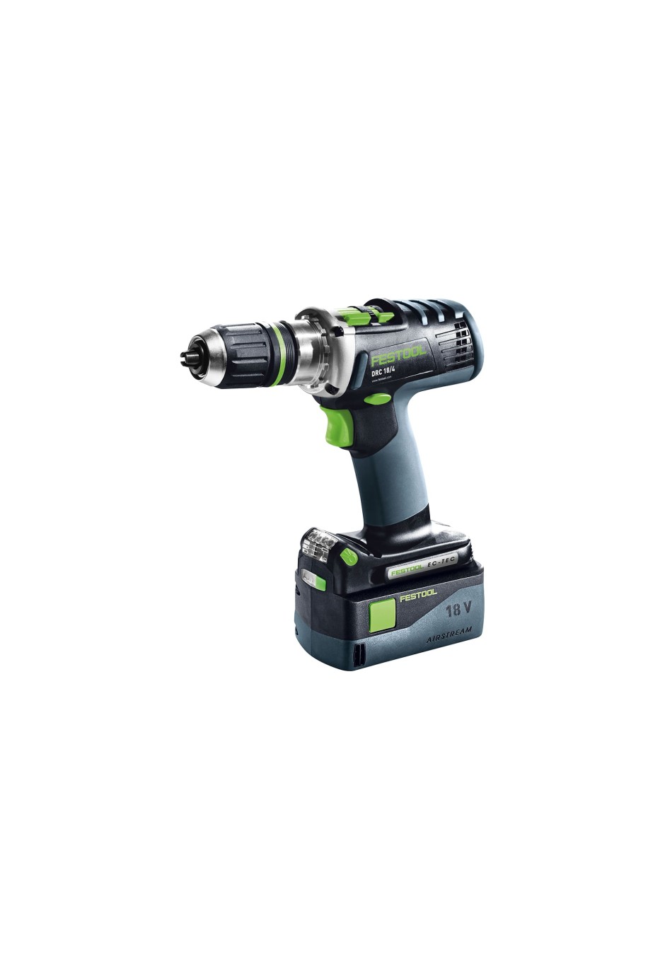 Аккумуляторная дрель-шуруповёрт Festool QUADRIVE DRC 18/4 Li-Basic
