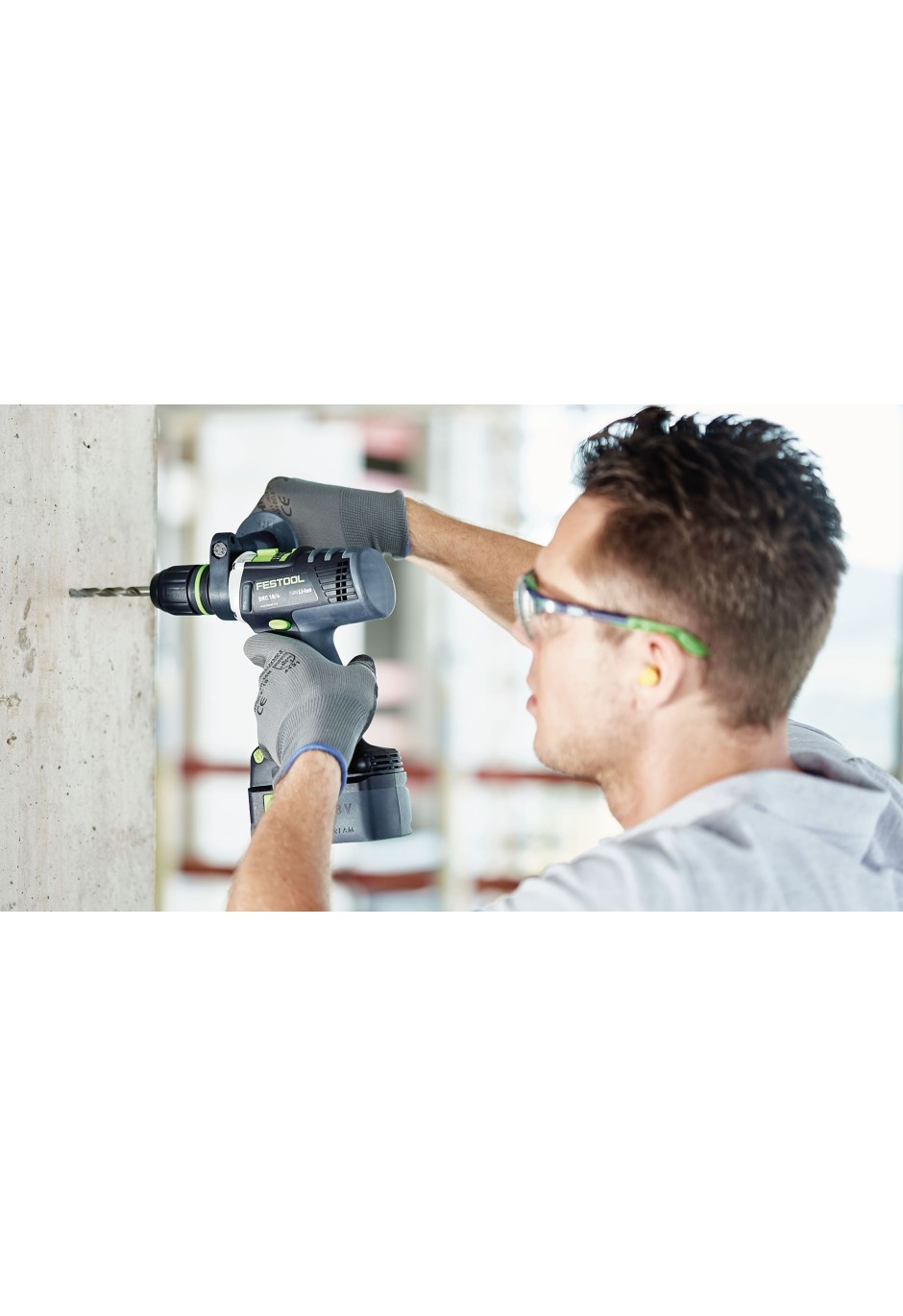 Аккумуляторная дрель-шуруповёрт Festool QUADRIVE DRC 18/4 Li-Basic