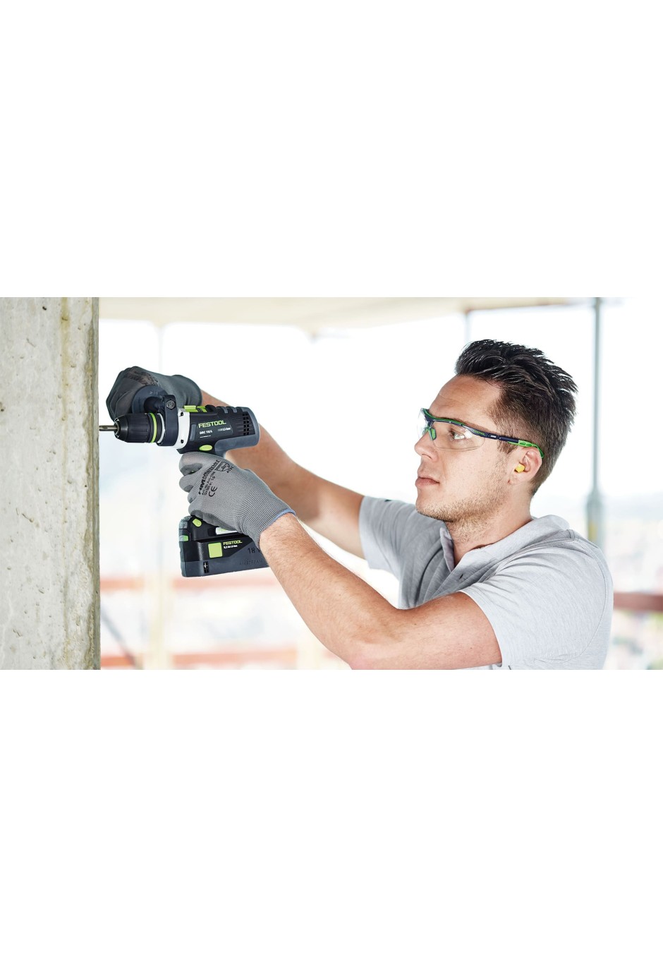 Аккумуляторная дрель-шуруповёрт Festool QUADRIVE DRC 18/4 Li-Basic