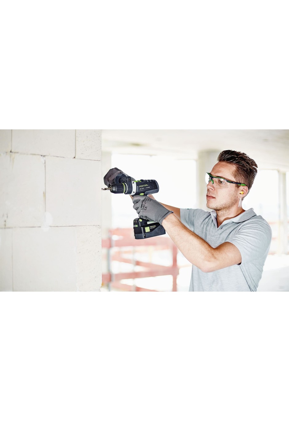 Аккумуляторная дрель-шуруповёрт Festool QUADRIVE DRC 18/4 Li-Basic