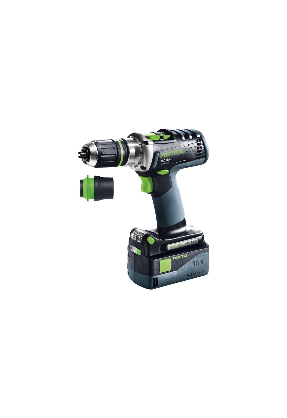 Аккумуляторная дрель-шуруповёрт Festool QUADRIVE DRC 18/4 Li-Basic