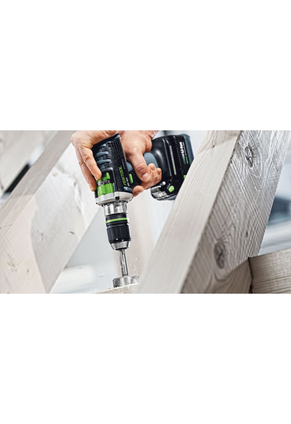 Аккумуляторная дрель-шуруповёрт Festool QUADRIVE DRC 18/4 Li-Basic
