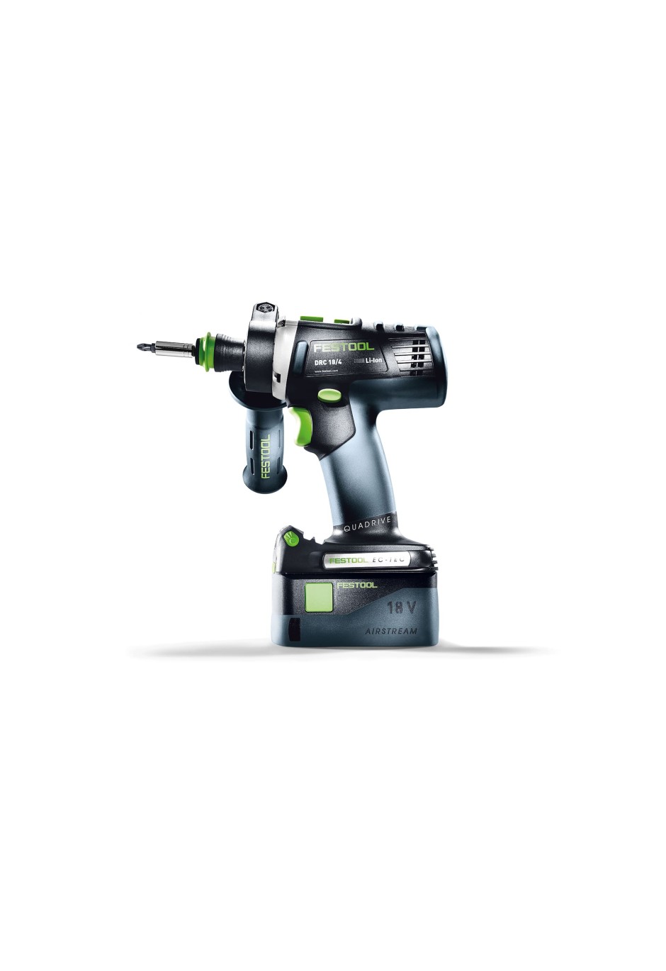 Аккумуляторная дрель-шуруповёрт Festool QUADRIVE DRC 18/4 Li-Basic
