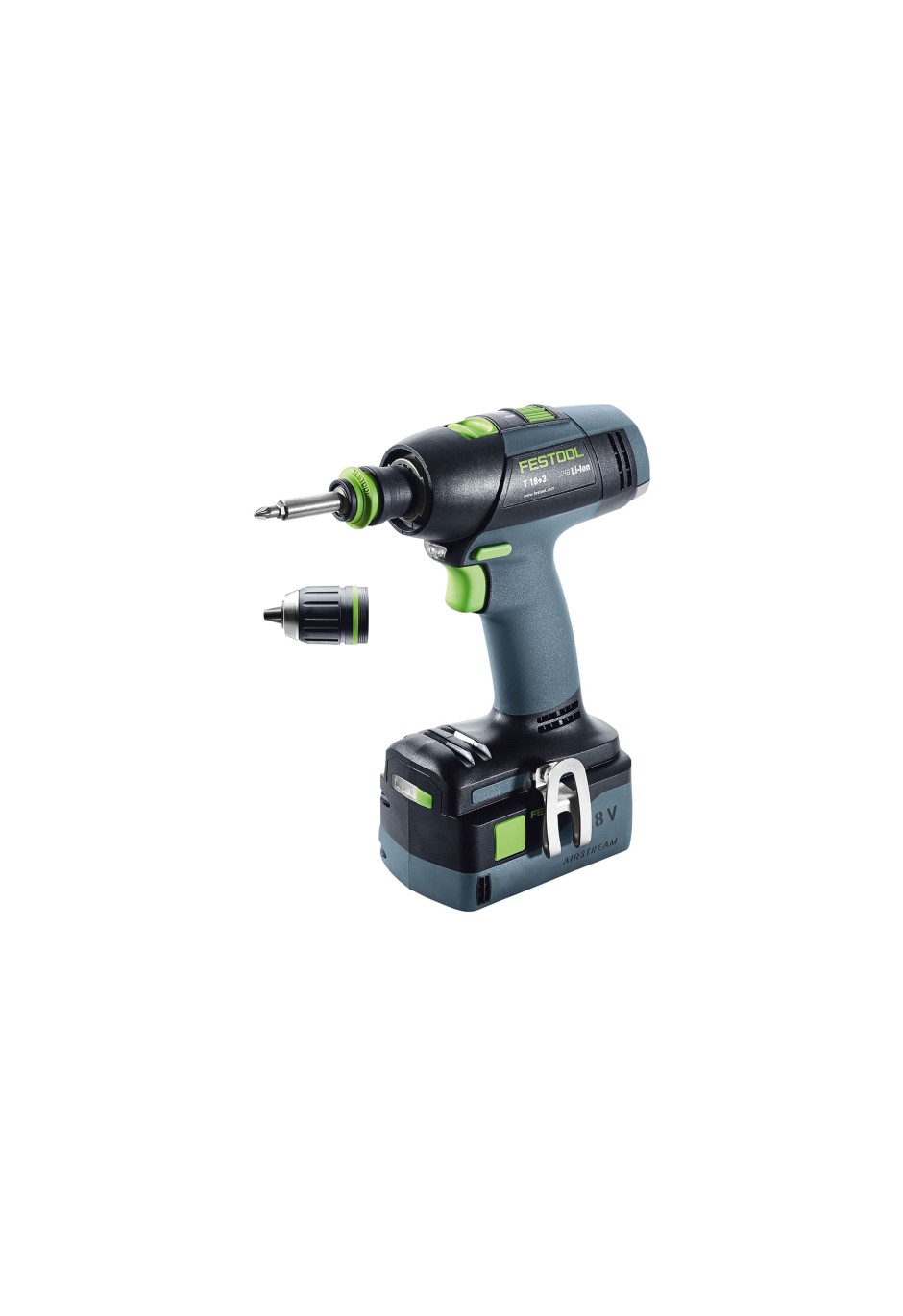 Аккумуляторная дрель-шуруповерт Festool T 18+3 Li 5.2 Set