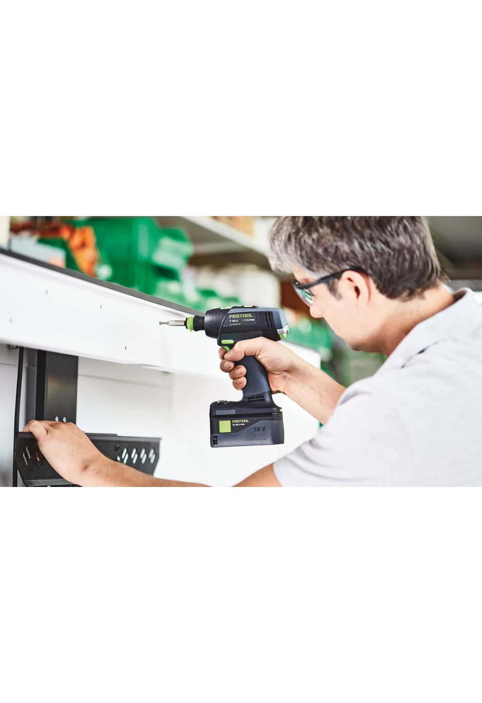 Аккумуляторная дрель-шуруповерт Festool T 18+3 Li 5.2 Set