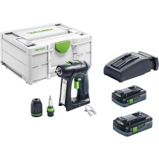 Аккумуляторная дрель-шуруповёрт Festool C 18 HPC 4,0 I-Plus