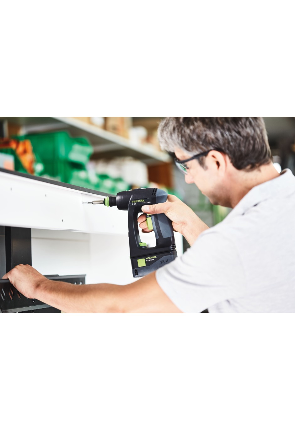 Аккумуляторная дрель-шуруповёрт Festool C 18 HPC 4,0 I-Set